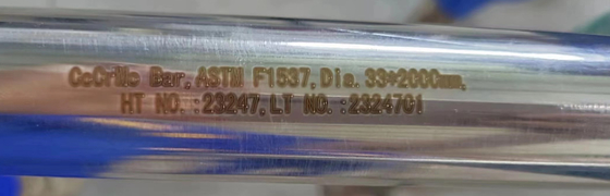 CoCrMo UNS R31537 Medical Alloys Stainless Round Bar ISO 5832-12 ASTM F1537 F799