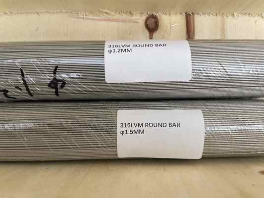 Stainless Steel 316LVM Wires Bars ASTM F138 ISO 5832-1