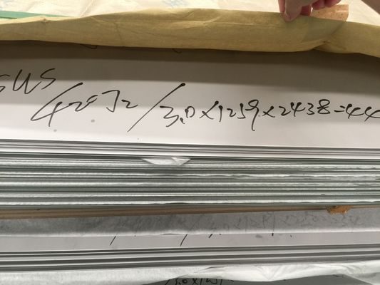 ورق ها و صفحات فولادی ضد زنگ JIS SUS420J2 قابل سخت شدن مارتنزیتی